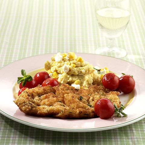 Hähnchen-Tomaten-Schnitzel