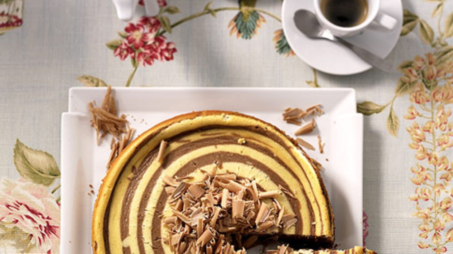 Zebra-Käsekuchen Rezept