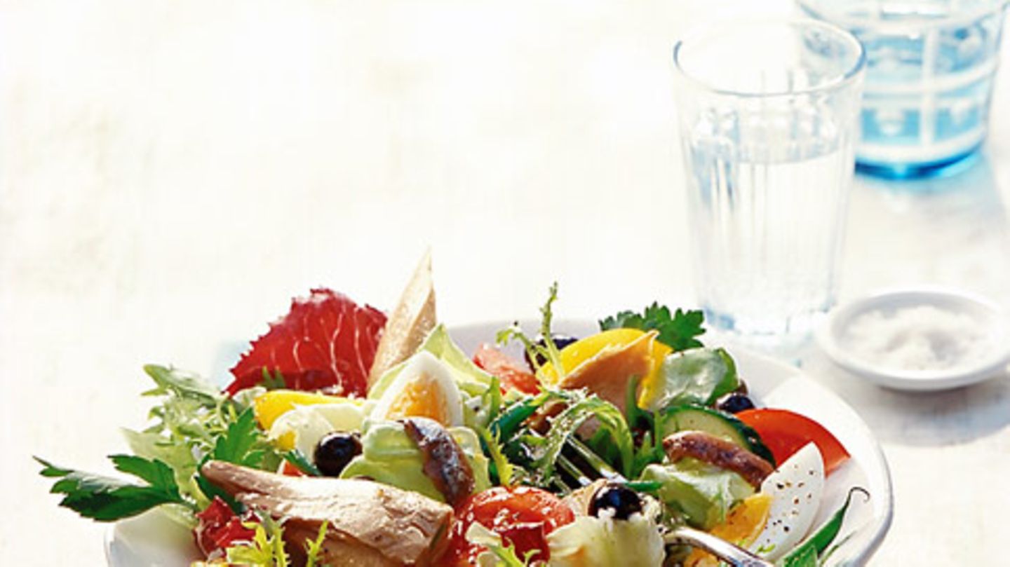 Salade niçoise Rezept