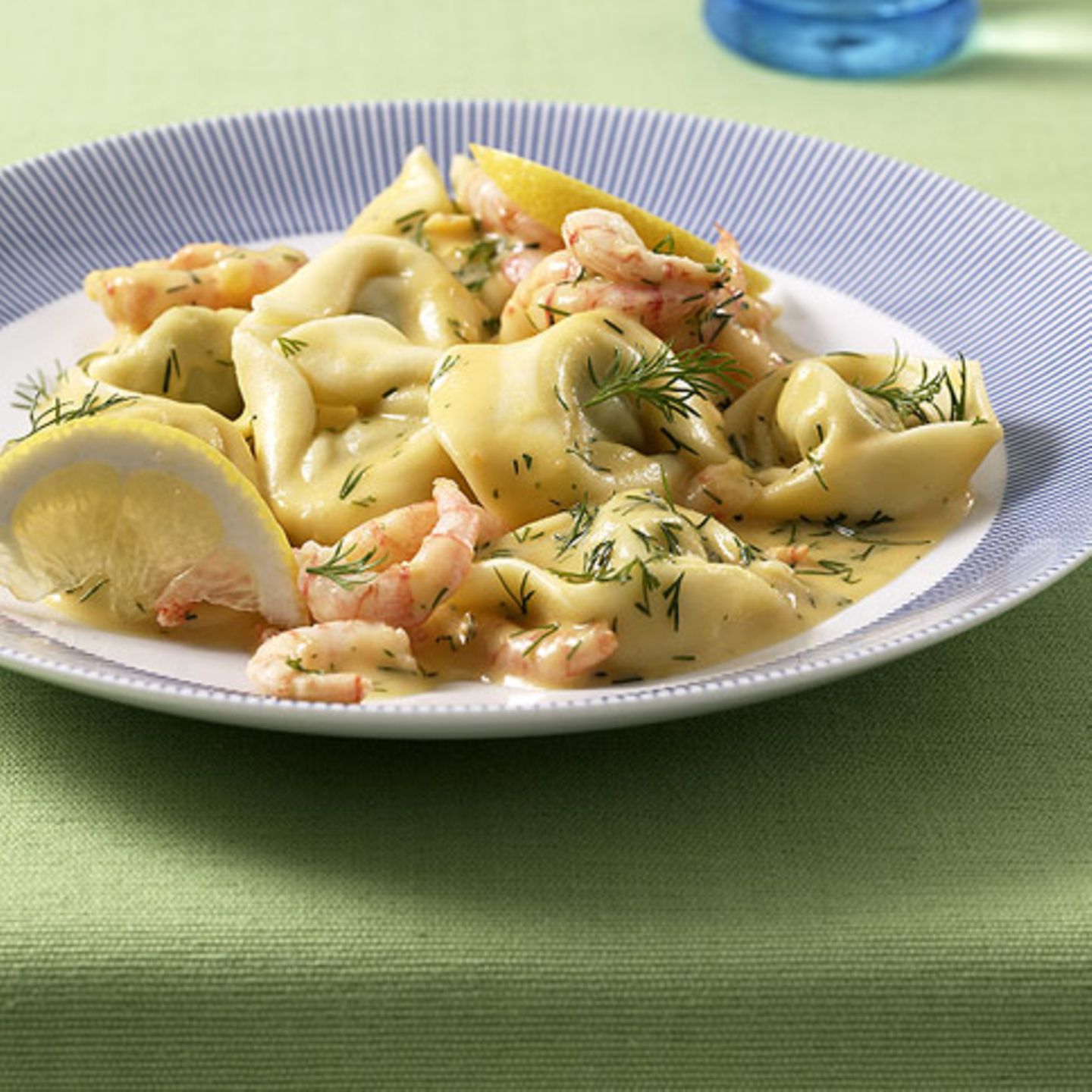 Tortelloni in Krebssauce