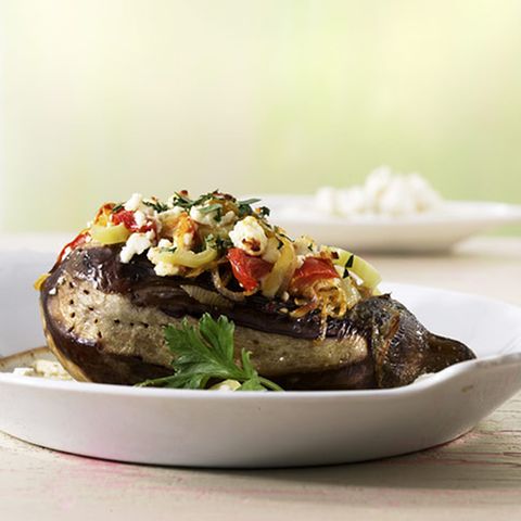 Gefüllte Aubergine