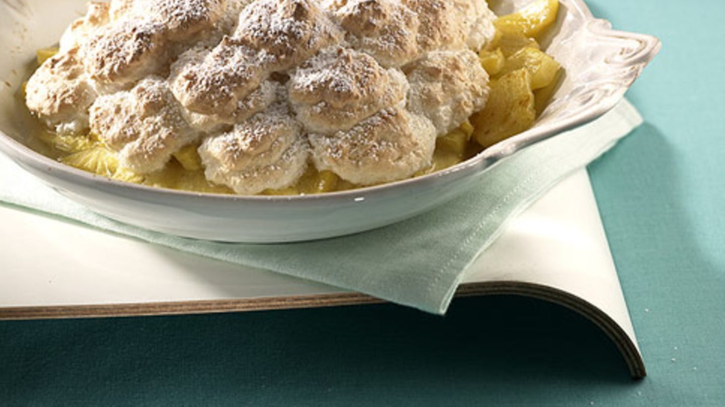 Ananas-Crumble Rezept