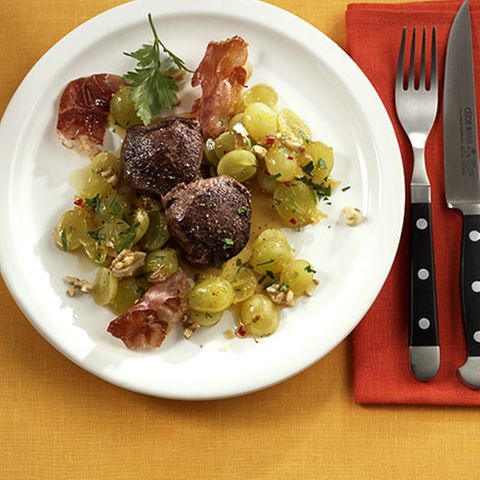 Reh mit Trauben-Chutney
