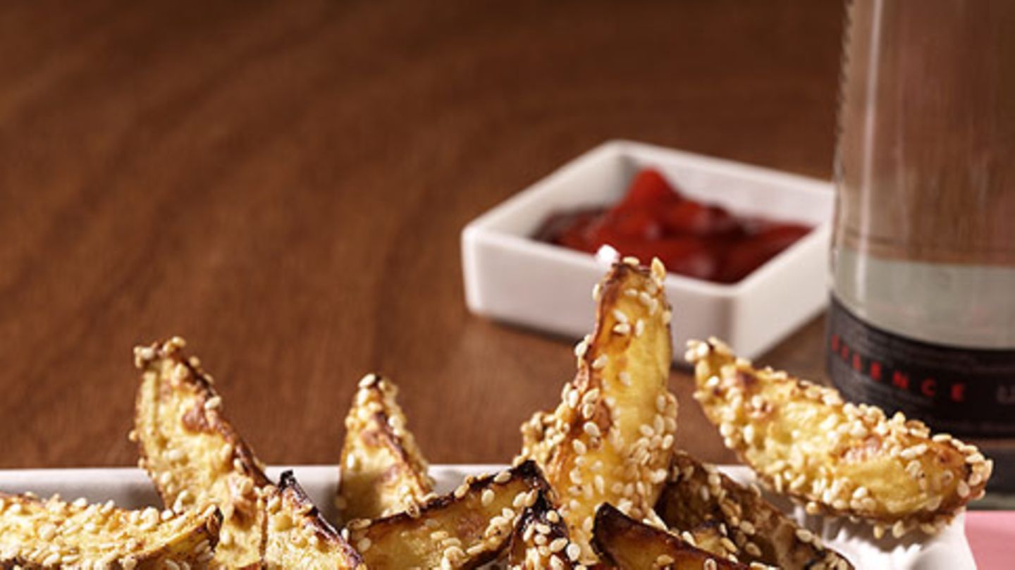 Sesam-Kartoffel-Ecken Rezept
