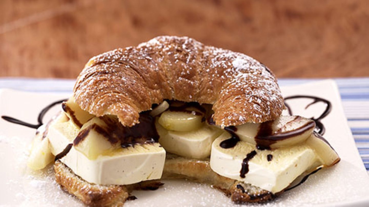 Birne-Helene-Sandwich Rezept