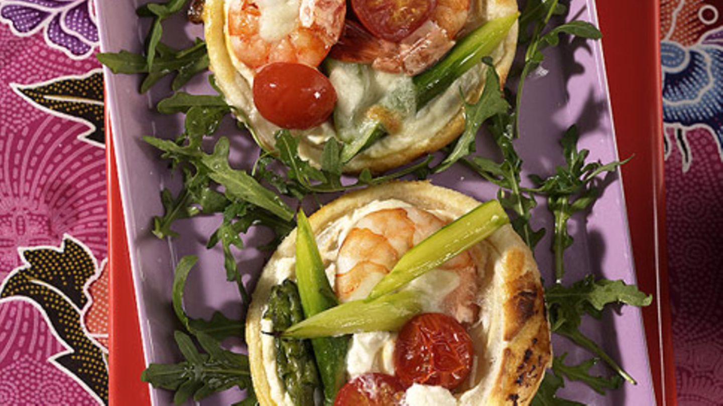 Ricotta-Garnelen-Törtchen Rezept
