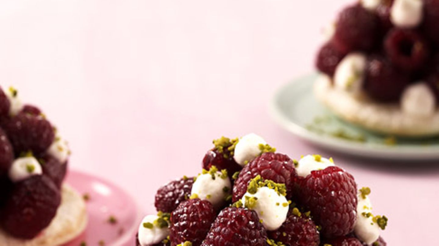 Kokos-Himbeer-Makronen XXL Rezept