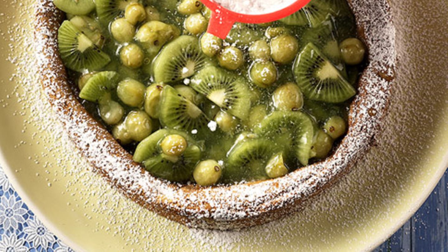 Stachelbeer-Kiwi-Kuchen Rezept