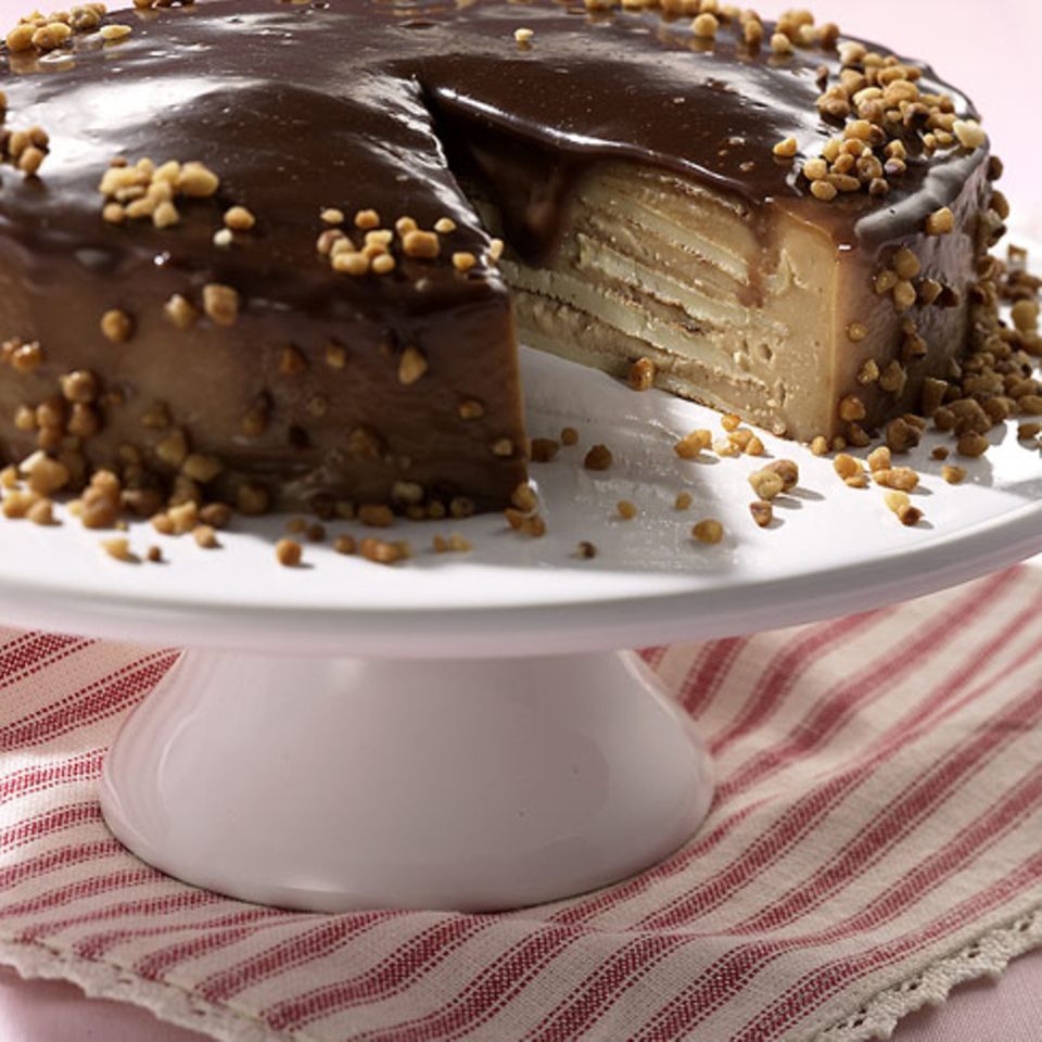 Schokoladen-Pfannkuchen-Torte
