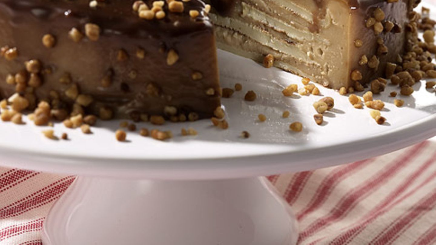 Schokoladen-Pfannkuchen-Torte Rezept