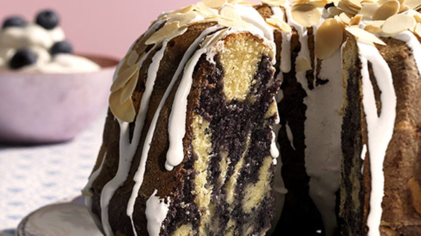 Blaubeer-Marmorkuchen Rezept