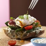 Panini mit verlorenen Eiern