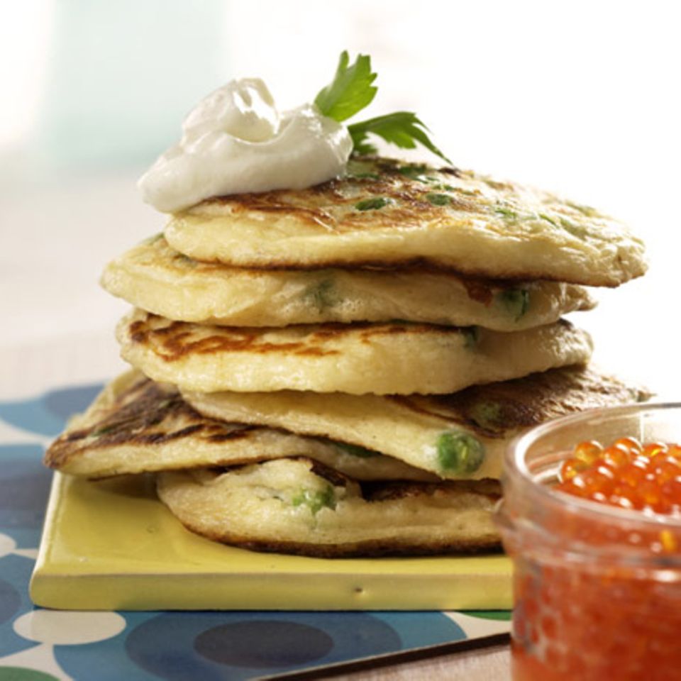 Erbsen-Pancakes