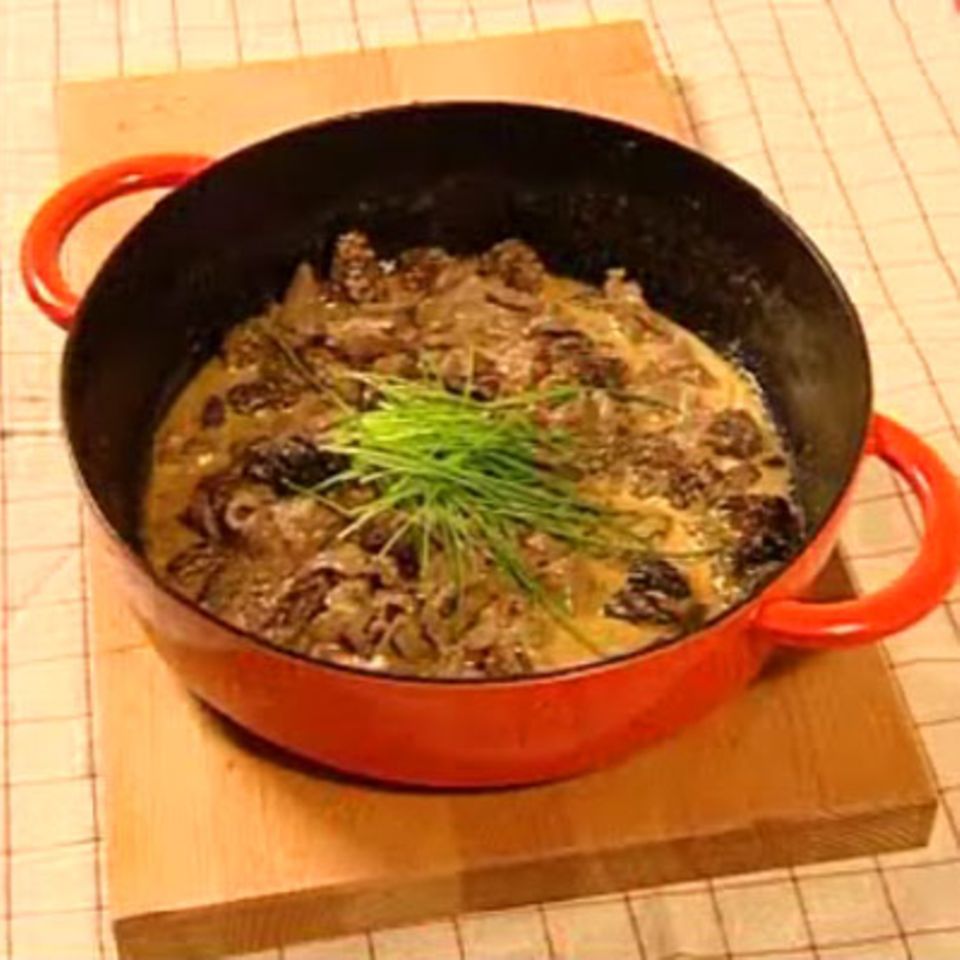 Filetspitzen mit Morchelrahm