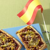 Spanische Pizza