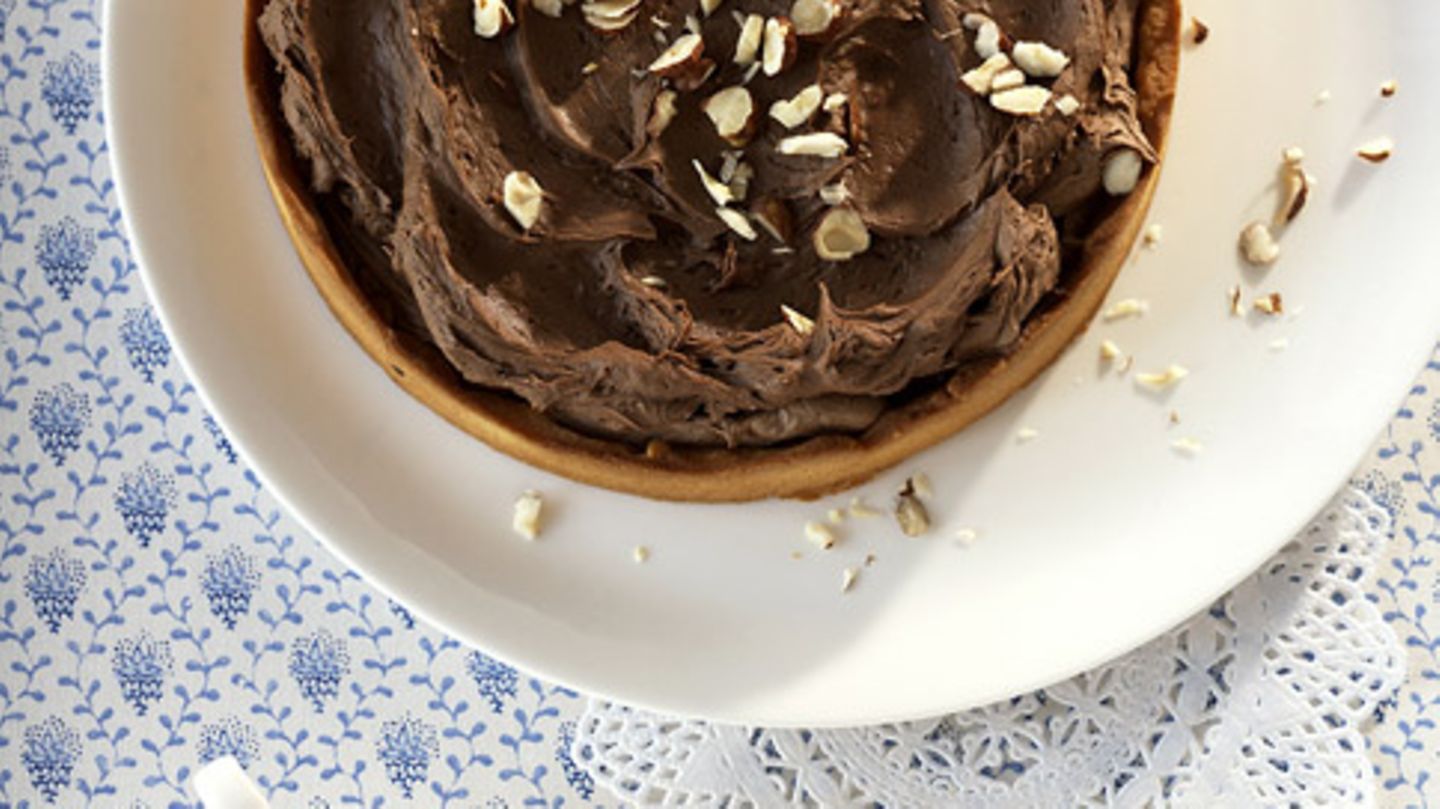 Nougat-Tarte Rezept