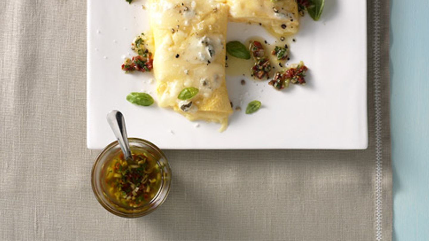 Vier-Käse-Omelett Rezept