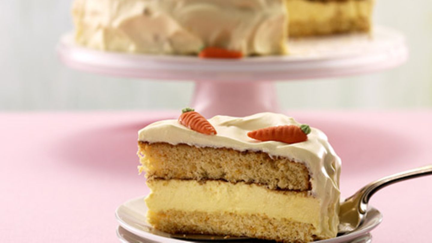 Eierlikörtorte mit Möhren