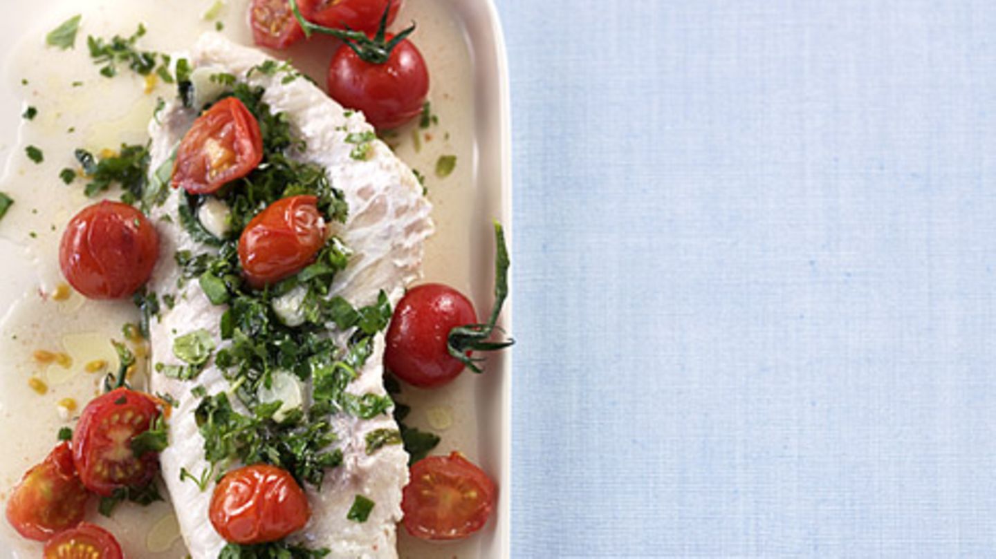 Tomaten-Rotbarsch Rezept - [ESSEN UND TRINKEN]