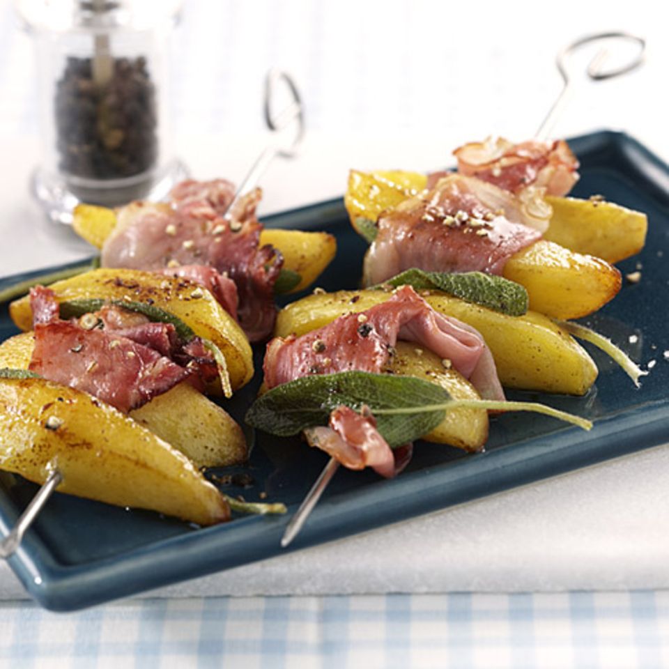 Kartoffelschaschlik
