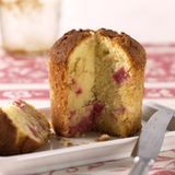 Vanille-Rhabarberkuchen im Glas
