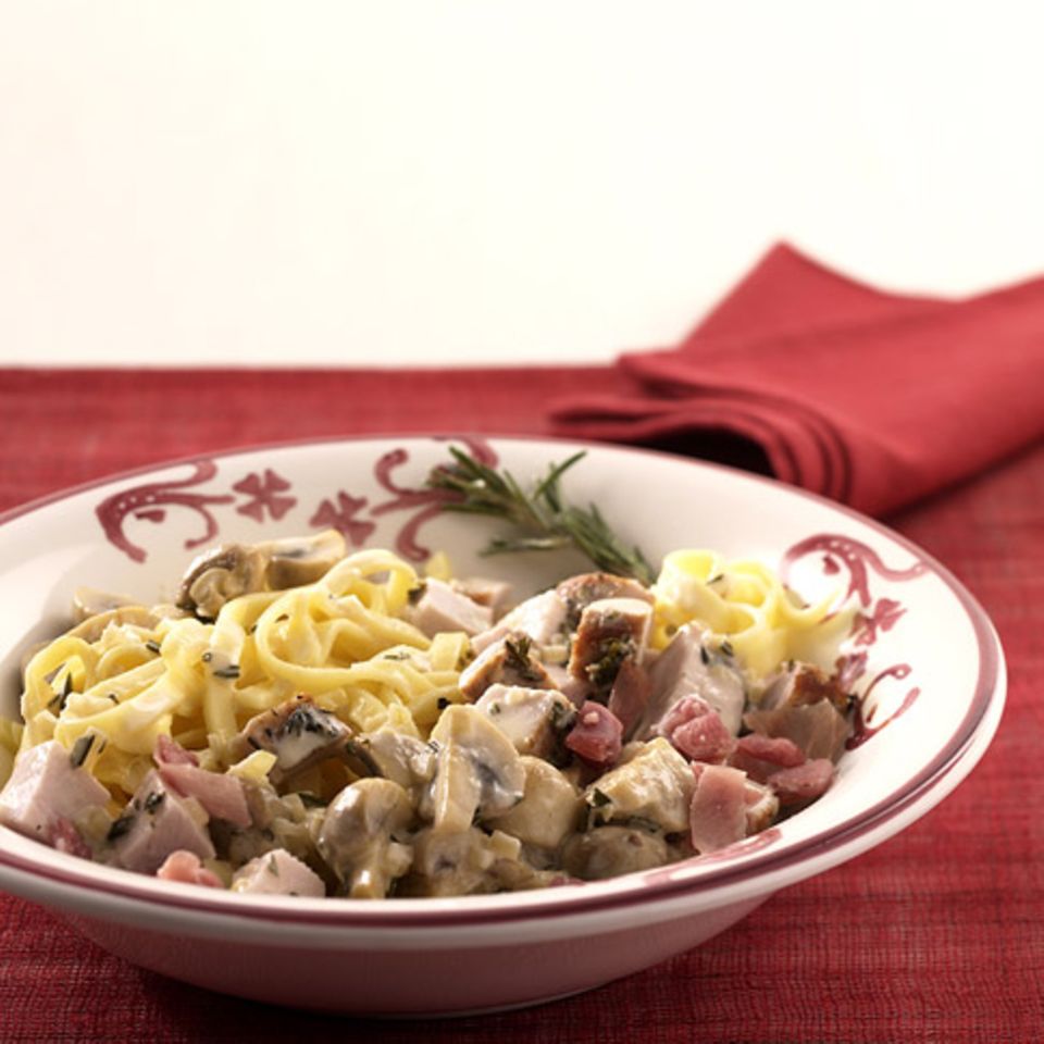 Braten Pilz Pasta Rezept Essen Und Trinken