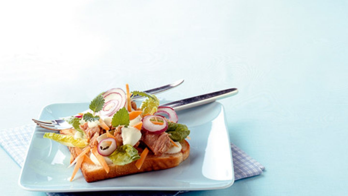 Thunfisch-Wasabi-Toast Rezept - [ESSEN UND TRINKEN]