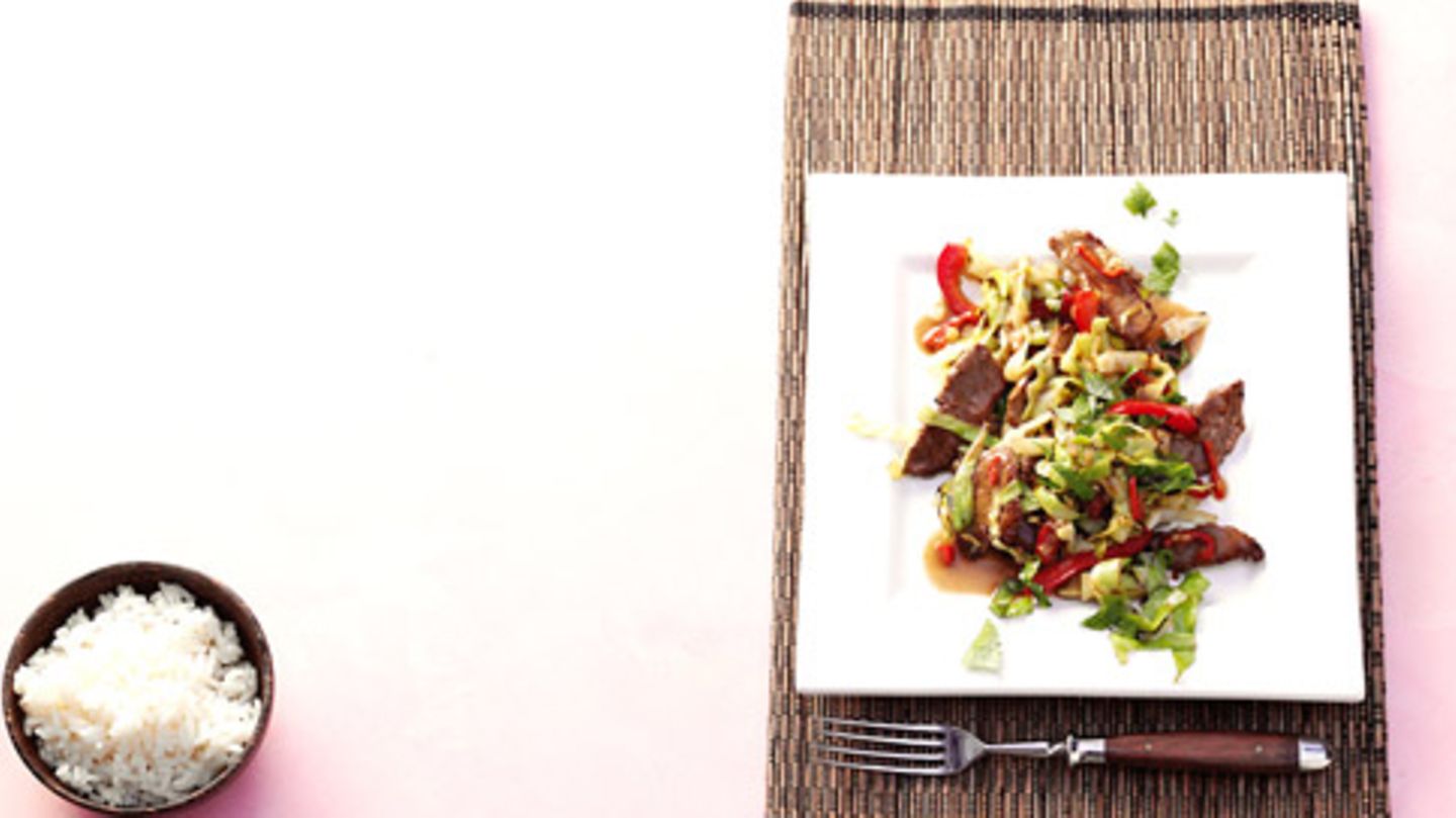 Lammgeschnetzeltes aus dem Wok Rezept