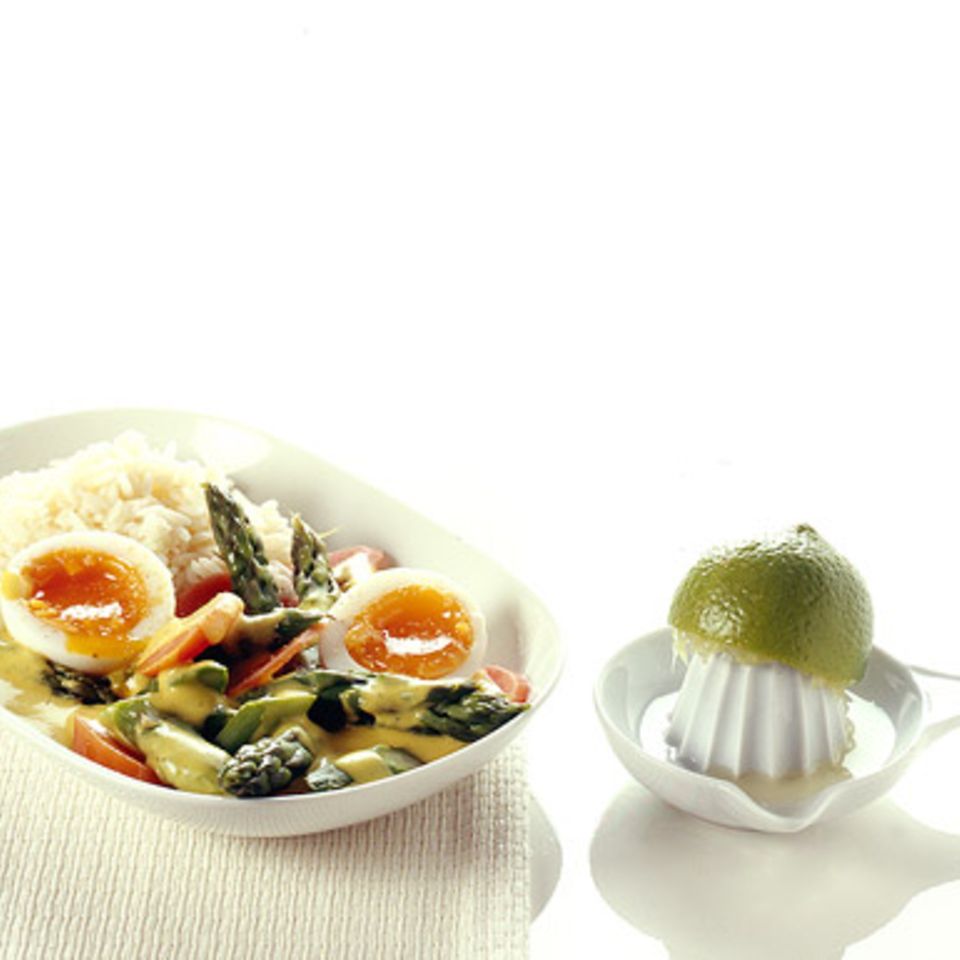 Eier-Curry mit Gemüse