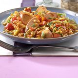 Linsen und Spätzle exotisch