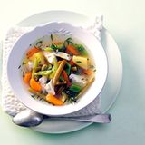Hähncheneintopf mit Bohnen