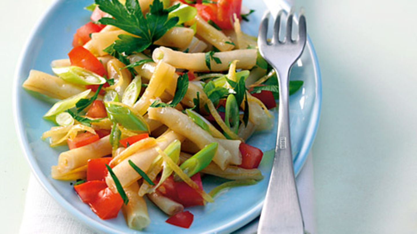 Wachsbohnensalat mit Tomate Rezept