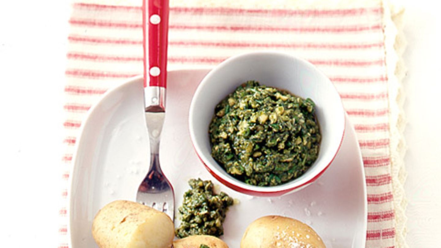Frankfurter Kräuter-Pesto Rezept