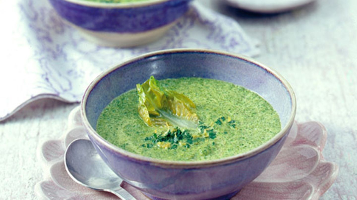 Kopfsalatsuppe mit Gremolata Rezept