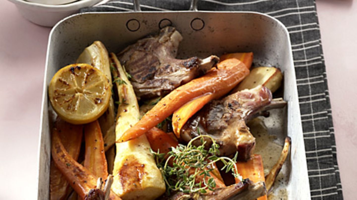 Lamm mit Röstpastinaken Rezept