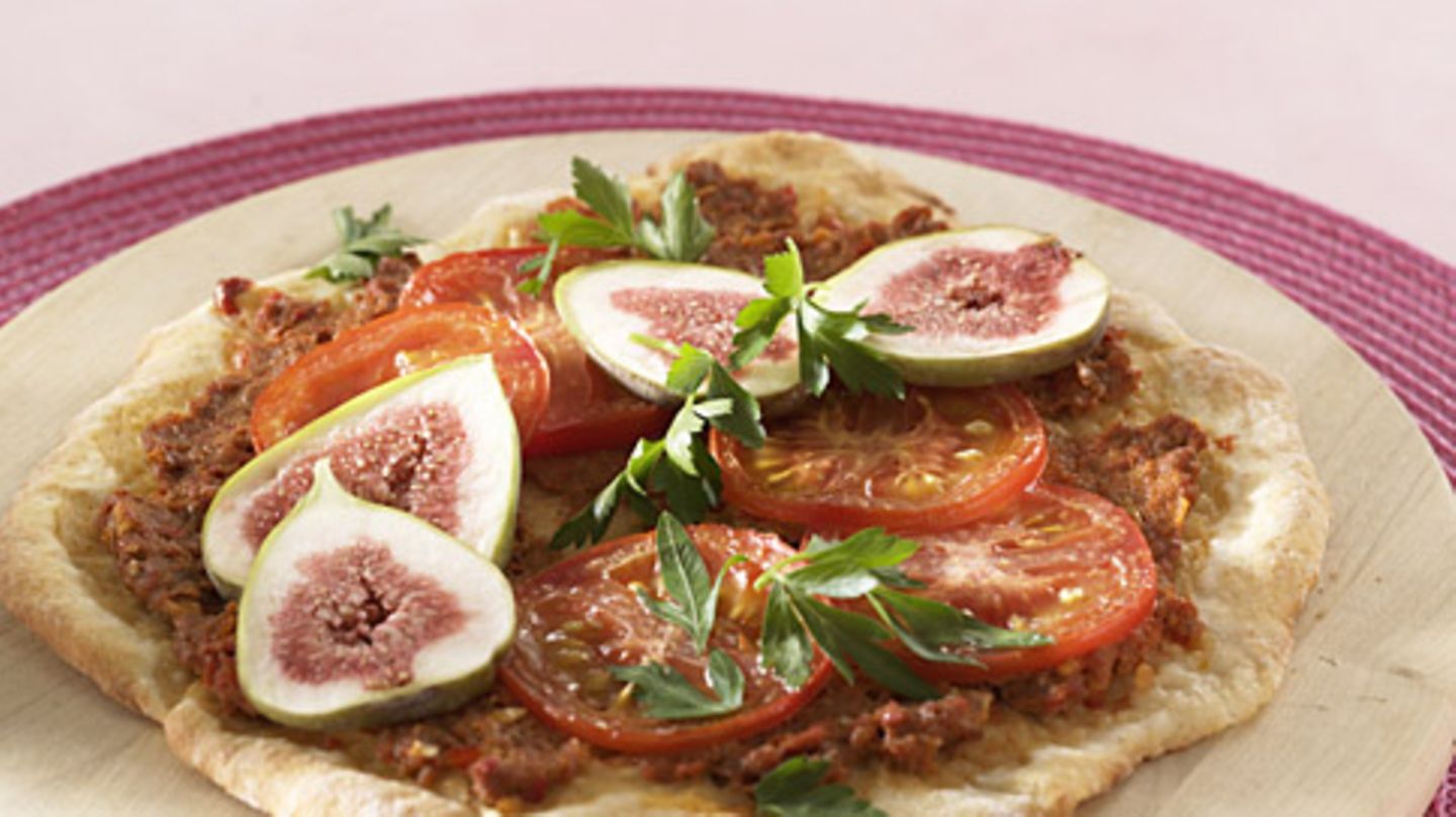 Feigen-Hack-Fladen Rezept
