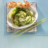 Asia-Salat mit Garnelen