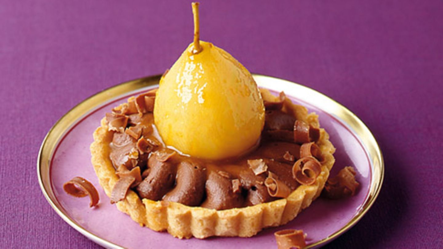 Birnen-Schokoladen-Tartelettes Rezept