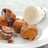Gefüllte Champignons mit Thüringer Mett