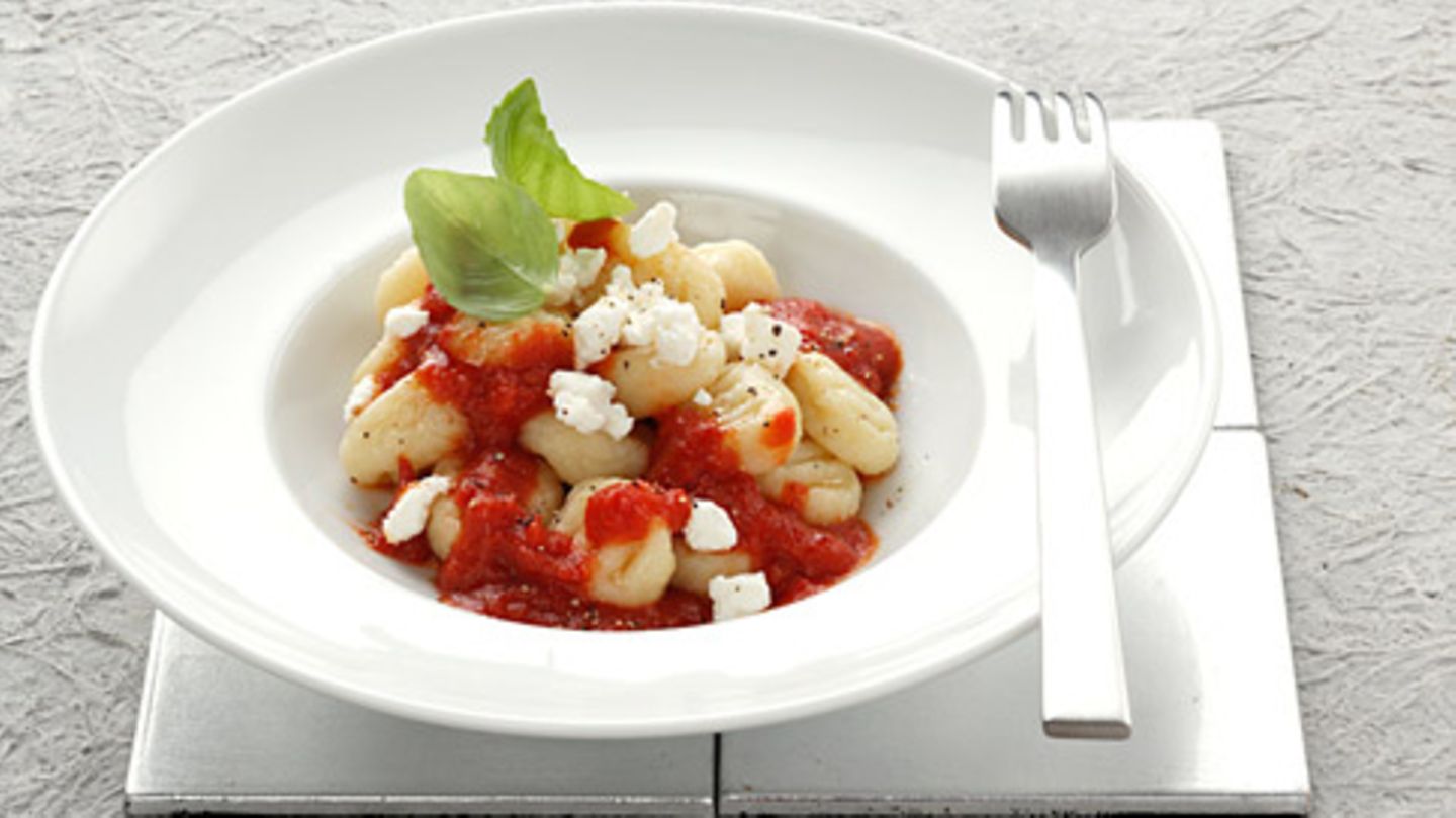 Gnocchi mit Tomaten-Ricotta-Sauce Rezept