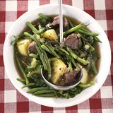 Rindfleisch-Bohnen-Eintopf