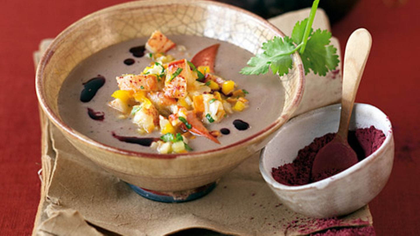 Currysuppe mit Hummer Rezept