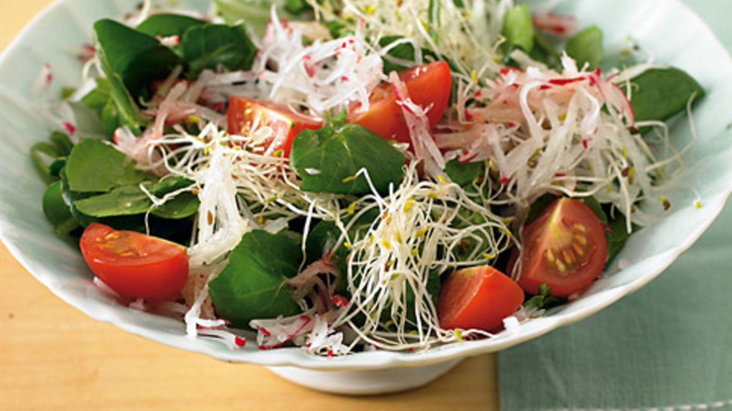 Brunnenkresse-Salat Rezept