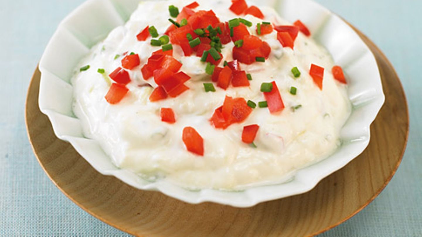 Knoblauch Quark Dip Rezept Essen Und Trinken