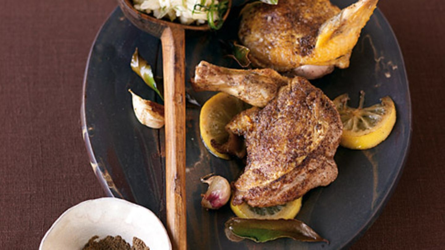 Perlhuhnbrust Quatre-Épices Rezept