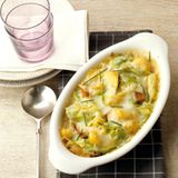 Weißkohl-Kartoffel-Auflauf mit Tofu