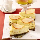 Birnen-Frischkäse-Torte mit Sauerrahm