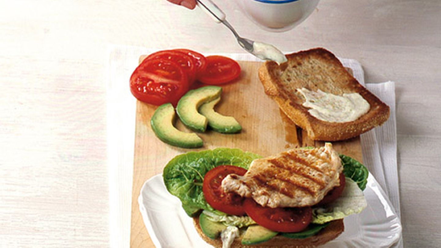 Ciabatta mit gegrillter Pute Rezept