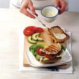 Ciabatta mit gegrillter Pute