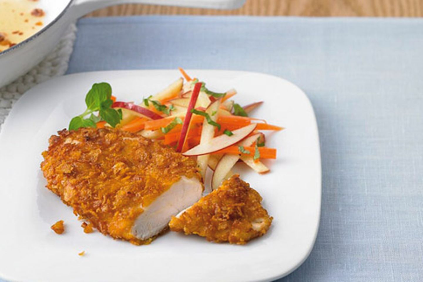 Cornflakes Schnitzel Rezept Essen Und Trinken